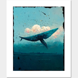 Airplane Whale V.2 Posters and Art